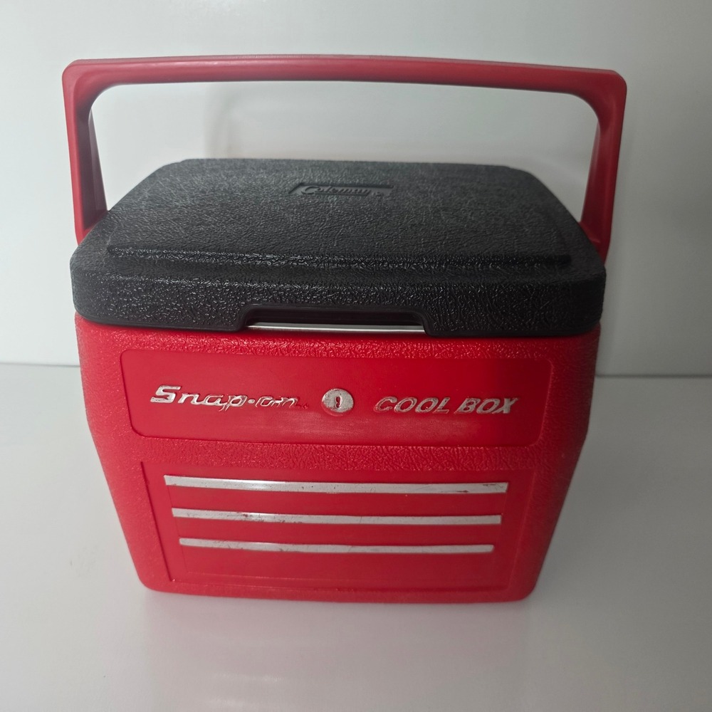 Snap-on Cool Box Coleman Personal Cooler Red Black Vintage Tool Box Style 5272